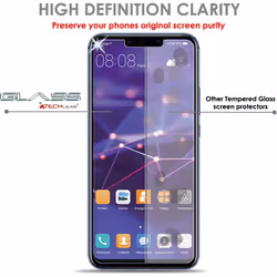 TECHGEAR Screen Protector for Mate 20 Lite, GLASS Edition Genuine Tempered Glass Screen Protector Compatible with Huawei Mate 20 Lite