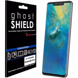 TECHGEAR Screen Protectors fit Huawei Mate 20 Pro [ghostSHIELD Edition] Reinforced Flexible TPU Screen Protector with Full Sc ...