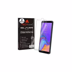 TECHGEAR [2 Pack] GLASS Edition for Samsung Galaxy A7 2018 (SM-A750FN Series) Genuine Tempered Glass Screen Protector Guard C ...