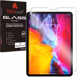 TECHGEAR GLASS Edition for iPad Air 4, iPad Pro 11" 2021 2020 2018 Genuine Tempered Glass Screen Protector Compatible with Ap ...