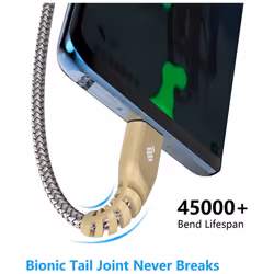 TECHGEAR STRONG High Durability Braided USB-C Charging Data Cable (6.5ft/2m) for USB Type-C for Apple iPad Pro 12.9" 11", iPad Air 10.9, iPad 10th Gen