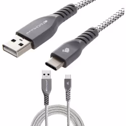 TECHGEAR STRONG High Durability Braided USB-C Charging & Data Sync Cable (3.3ft/1m) - for USB Type-C Devices Compatible with  ...