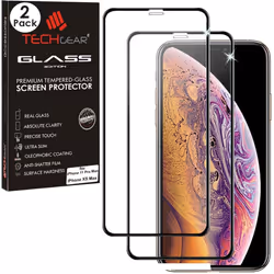 TECHGEAR [2 Pack Screen Protectors Compatible with Apple iPhone 11 Pro Max, iPhone XS Max [FULL Screen Adhesion] & [Full...