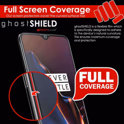 TECHGEAR [3 Pack] Screen Protectors for OnePlus 6T [ghostSHIELD Edition] Genuine Reinforced TPU Screen Protector Guard Covers...