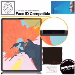 2 Pack TECHGEAR MATTE Screen Protectors for iPad Pro 12.9" 2022 2021 2020 2018 & Apple Pencil, Anti Glare Screen Protector s [Face ID Compatible]