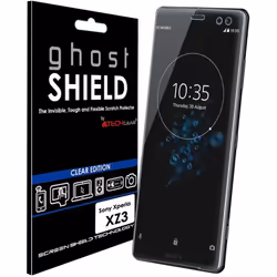 TECHGEAR Screen Protector for Sony Xperia XZ3 [ghostSHIELD Edition] Reinforced TPU Screen Protector, [FULL Screen Coverage][E ...