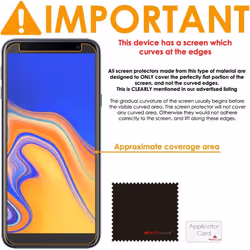 [3 Pack] Screen Protectors for Samsung Galaxy J4 Plus, J4+ 2018 CLEAR LCD Screen Protectors Cover Guards Compatible with Samsung Galaxy J4+