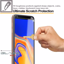 TECHGEAR GLASS Edition for Samsung Galaxy J4 Plus, J4+ 2018 Genuine Tempered Glass Screen Protector Compatible with Samsung Galaxy J4+