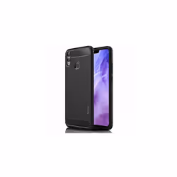 Stealth Case fits Honor 8X - Flexible, Shockproof, Slim Fit, Soft TPU Protective Shell Cover with Carbon Fibre Design Compati ...