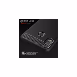 Stealth Case fits Honor 8X - Flexible, Shockproof, Slim Fit, Soft TPU Protective Shell Cover with Carbon Fibre Design Compatible with Honor 8X