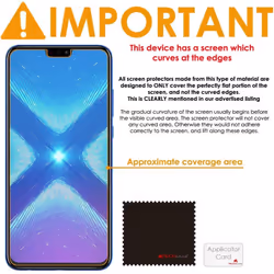 [3 Pack] Screen Protectors for Honor 8X, CLEAR LCD Screen Protectors Cover Guards Compatible with Honor 8X