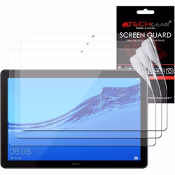 TECHGEAR [Pack of 3] Screen Protectors for Huawei MediaPad T5 10 (10.1" Screen) - Clear Screen Protector with Screen Cleaning ...