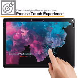 TECHGEAR GLASS Edition fits Microsoft Surface Pro 6 - Genuine Tempered Glass Screen Protector Guard Cover Compatible with...