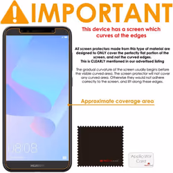 [3 Pack] Screen Protectors for Huawei Y6 2018, CLEAR LCD Screen Protectors Cover Guards Compatible with Huawei Y6 (2018)