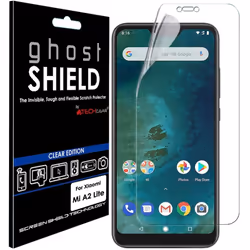 [3 Pack] TECHGEAR Screen Protectors for Xiaomi Mi A2 Lite [ghostSHIELD Edition] TPU Screen Protector with FULL Screen Coverag ...
