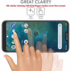 [2 Pack] TECHGEAR Screen Protectors for Xiaomi Mi A2 Lite [ghostSHIELD Edition] TPU Screen Protector with FULL Screen Coverage [Edges Protection]