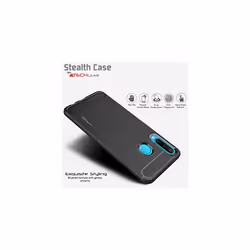Stealth Case fits Huawei P30 Lite - Flexible, Shockproof, Ultra Slim, Soft TPU Protective Shell Cover with Carbon Fibre Detailing