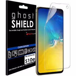 TECHGEAR Screen Protector fits Samsung Galaxy S10e [ghostSHIELD Edition] Genuine Reinforced TPU film Screen Protector s [FULL ...