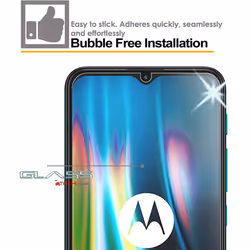 Moto G7 Screen Protectors, [2 Pack] TECHGEAR GLASS Edition Genuine Tempered Glass Screen Protector Guards Cover Compatible with Motorola Moto G7