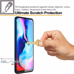 Moto G7 Screen Protectors, [2 Pack] TECHGEAR GLASS Edition Genuine Tempered Glass Screen Protector Guards Cover Compatible with Motorola Moto G7