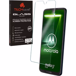 Moto G7 Plus Screen Protector, TECHGEAR GLASS Edition Genuine Tempered Glass Screen Protector Compatible with Motorola Moto G ...