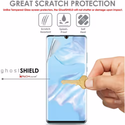 TECHGEAR [Pack of 2] Screen Protectors fit Huawei P30 Pro [ghostSHIELD Edition] Genuine Reinforced TPU film Screen Protector...