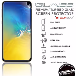 TECHGEAR [2 Pack GLASS Edition Screen Protector Compatible with Samsung Galaxy S10E, Genuine Tempered Glass Screen Cover [2.5D...