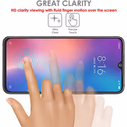 [2 Pack] TECHGEAR Screen Protectors for Xiaomi Mi 9 [ghostSHIELD Edition] Reinforced TPU Screen Protector with FULL Screen Coverage [Edges Protection]