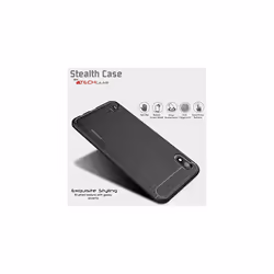 Compatible with Samsung Galaxy A10 Case [Stealth Case] Flexible, Shockproof, Ultra Slim, Soft TPU Protective Shell Cover with Carbon Fibre