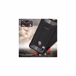 TECHGEAR Y6s / Y6 2019 Case [Tough Armoured] ShockProof Dual-Layer Protective Heavy Duty Tough Cover Compatible with Huawei Y6 / Y6s 2019 - (Black)