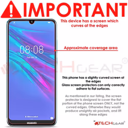 TECHGEAR [2 Pack GLASS Edition Screen Protector Compatible with Huawei Y6s / Y6 2019, Tempered Glass Screen Protector [2.5D...