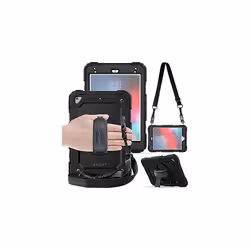 TECHGEAR UTILITY Case for Apple iPad Mini 5 / iPad Mini 4 - HEAVY DUTY Shockproof Protect Case 360 Degree Rotating Stand, Han ...