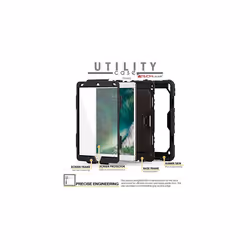 TECHGEAR UTILITY Case fits Apple iPad Air 3rd Gen 2019 / iPad Pro 10.5" - HEAVY DUTY Case with 360 Degree Rotating Stand, Hand and Shoulde - ALL BLACK