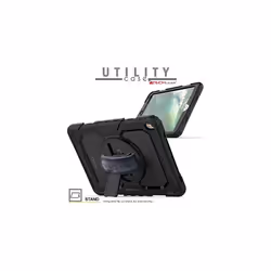 TECHGEAR UTILITY Case fits Apple iPad Air 3rd Gen 2019 / iPad Pro 10.5" - HEAVY DUTY Case with 360 Degree Rotating Stand, Hand and Shoulde - ALL BLACK