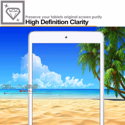 TECHGEAR [2 Pack] Screen Protector for New iPad Mini 5 (2019), iPad Mini 4 - GLASS Edition Genuine Tempered Glass Screen...