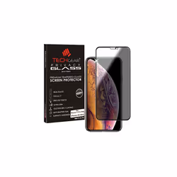 TECHGEAR Anti Spy Screen Protector for iPhone 11 Pro Max, iPhone XS Max - PRIVACY 3D GLASS Edition Genuine Tempered Glass Ful ...