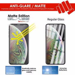 TECHGEAR Anti Glare Screen Protector for iPhone 11 Pro Max, iPhone XS Max - MATTE 3D GLASS Edition Genuine Tempered Glass Full...