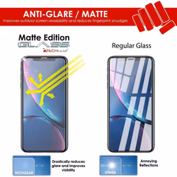 TECHGEAR [2 Pack Anti Glare Screen Protector for iPhone 11, iPhone XR - MATTE 3D GLASS Edition Genuine Tempered Glass Full...
