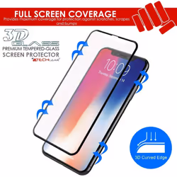 TECHGEAR [2 Pack Anti Glare Screen Protector for iPhone 11, iPhone XR - MATTE 3D GLASS Edition Genuine Tempered Glass Full...
