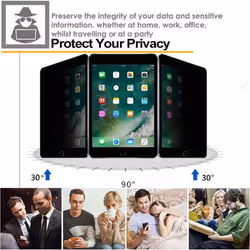 TECHGEAR Anti Spy Screen Protector for iPad Pro 10.5", iPad Air 10.5" - PRIVACY GLASS Edition Genuine Tempered Glass Screen...