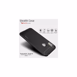 TECHGEAR Stealth Case Compatible with Honor 8A - Flexible, Shockproof, Ultra Slim, Soft TPU Protective Shell Cover with Carbon Fibre Detailing