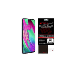 TECHGEAR [5 Pack] Screen Protectors Compatible with Samsung Galaxy A40, CLEAR LCD Screen Protectors Cover Guards