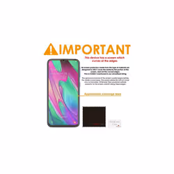TECHGEAR [5 Pack] Screen Protectors Compatible with Samsung Galaxy A40, CLEAR LCD Screen Protectors Cover Guards
