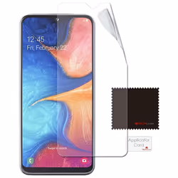 [3 Pack] TECHGEAR Screen Protectors Compatible with Samsung Galaxy A20e, CLEAR LCD Screen Protectors Cover Guards