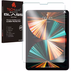 TECHGEAR Anti-Glare Screen Protector for iPad Pro 12.9 2021, 2020, 2018 MATTE GLASS Edition Genuine Tempered Glass Screen...