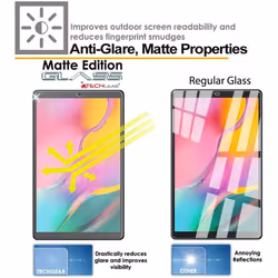TECHGEAR Anti-Glare Screen Protector Compatible with Samsung Galaxy Tab A 10.1" 2019 (SM-T510 Series) - MATTE GLASS Edition...