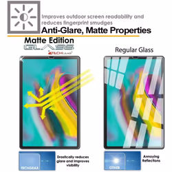 TECHGEAR Anti-Glare Screen Protector Compatible with Samsung Galaxy Tab S5e 10.5"(SM-T720 Series) - MATTE GLASS Edition Genuine...
