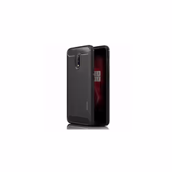 Carbon Fibre Case Compatible with OnePlus 7 [Stealth Case] Flexible, Shockproof, Ultra Slim, Soft TPU Protective Shell Cover  ...