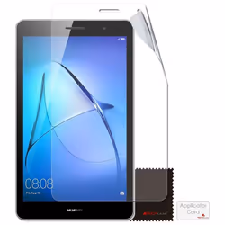 TECHGEAR [Pack of 3] Screen Protectors fit Huawei MediaPad T3 8" - Clear Screen Protector with Screen Cleaning Cloth & Applic ...