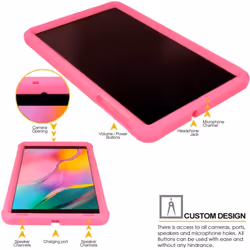 TECHGEAR Bumper Case fits New Samsung Galaxy Tab A 10.1" 2019 (SM-T510 / SM-T515) Rugged Shockproof Soft Silicone Protective...